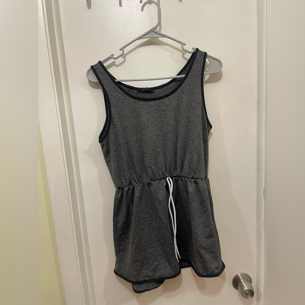 Grey and black short dress Size large